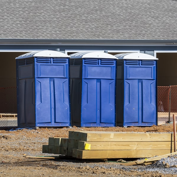 what is the cost difference between standard and deluxe porta potty rentals in Calhoun City Mississippi